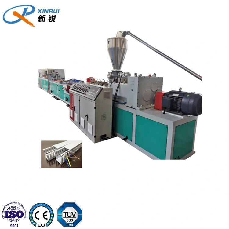 Factory Price PVC Electric Wire Cable Trunking Profile Extruder / PVC Plastic Trunking Making Machine Price