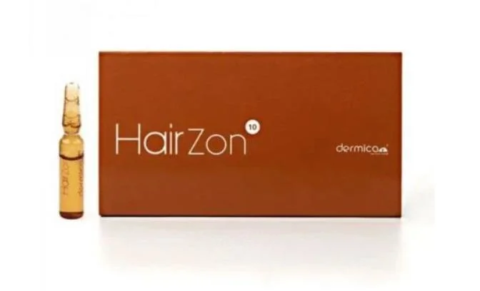 La croissance des cheveux marque Hairzon Dermica 2ml* 10 ampères Améliorer la circulation sanguine contre la perte de cheveux d'injection de mésothérapie