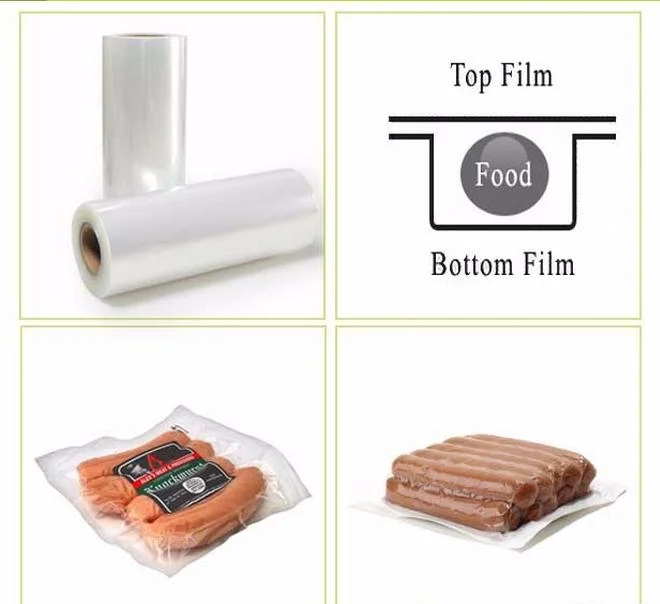 Barrera para la carne de cine Film retráctil de alta barrera para la carne Heat-Shrinkable Bolsa Bolsa de plástico