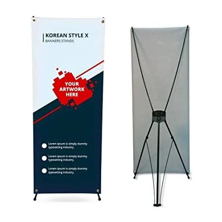 Eachsign Digital Printing ajustable X Banner Display Publicidad X-Stand Banner