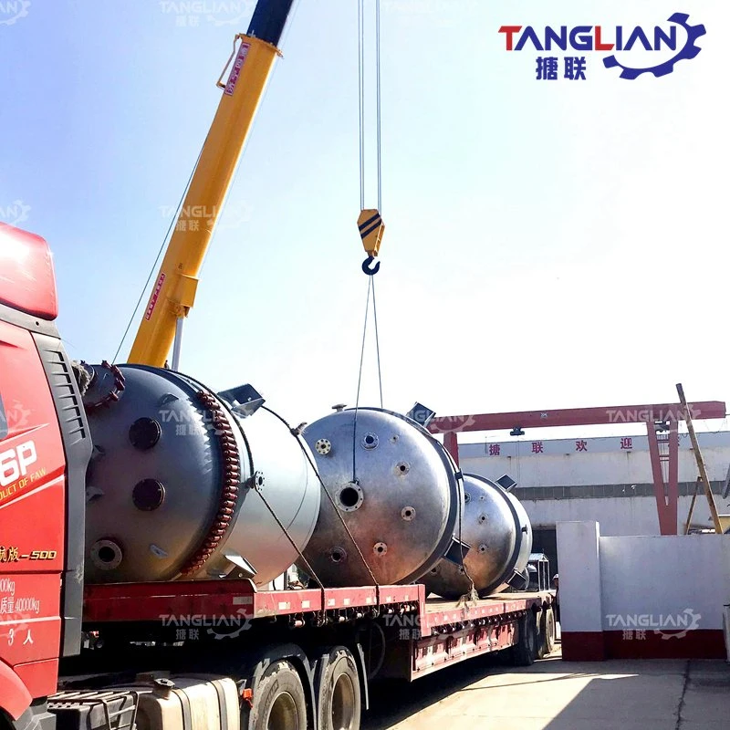 5000L Continuous Stirred Storage Tank Glass Lined Reactor for Fertilizer