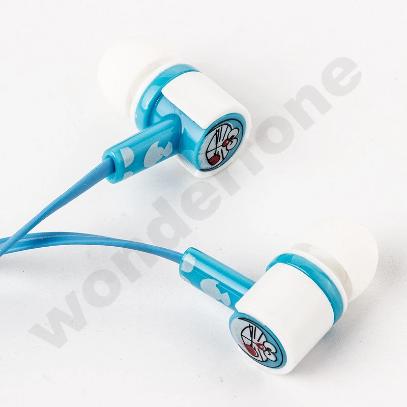 Doraemon Style Headphones with Microphone