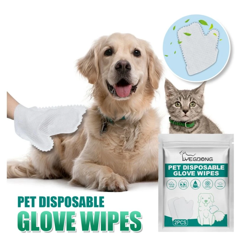 Pet Shower Free Gloves Cleaning, Hair Removal, Hair Removal, Wet Wipes Cleaning, Hair Removal, Cat Non-Woven Gloves