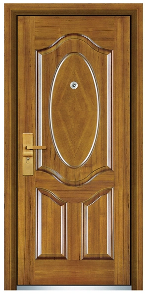 Security Doors Customized Steel Wooden Single Door (FXGM-C320)