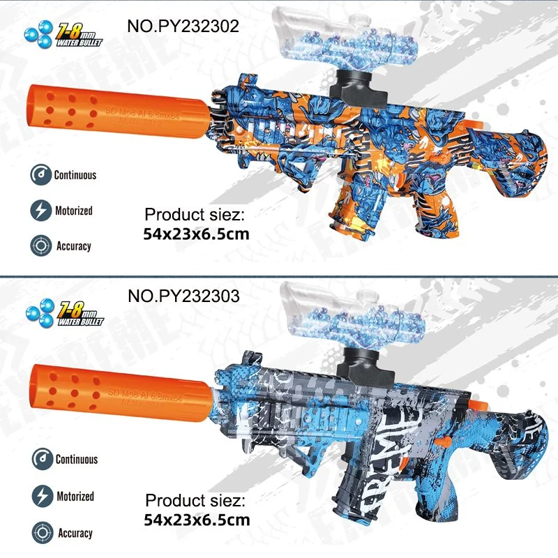 2023 Kids Outdoor Activity Game Gun Playing Toys Electric Gel Ball Gun Plastic Gun Toys Electric Shooting Game