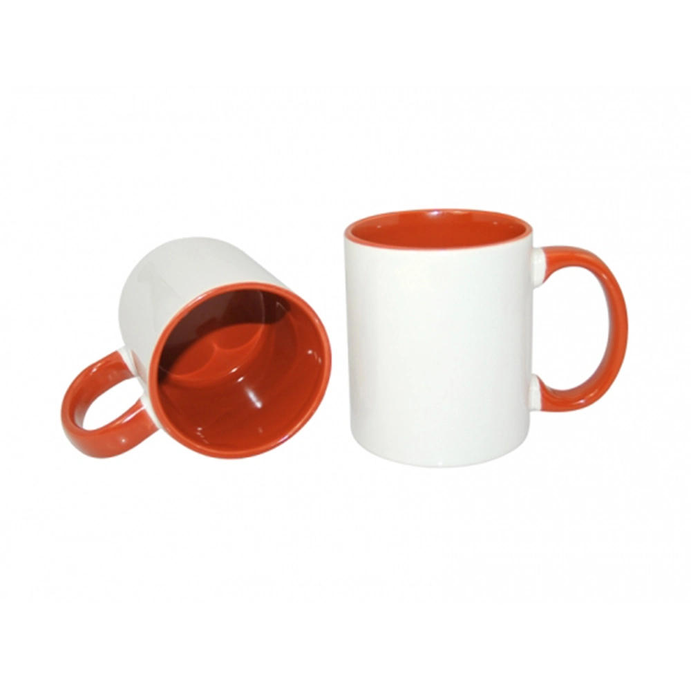 Comercio al por mayor de Recuerdos de viajes promocionales impresos personalizados en blanco 11 Oz sublimación Mug de cerámica taza de café