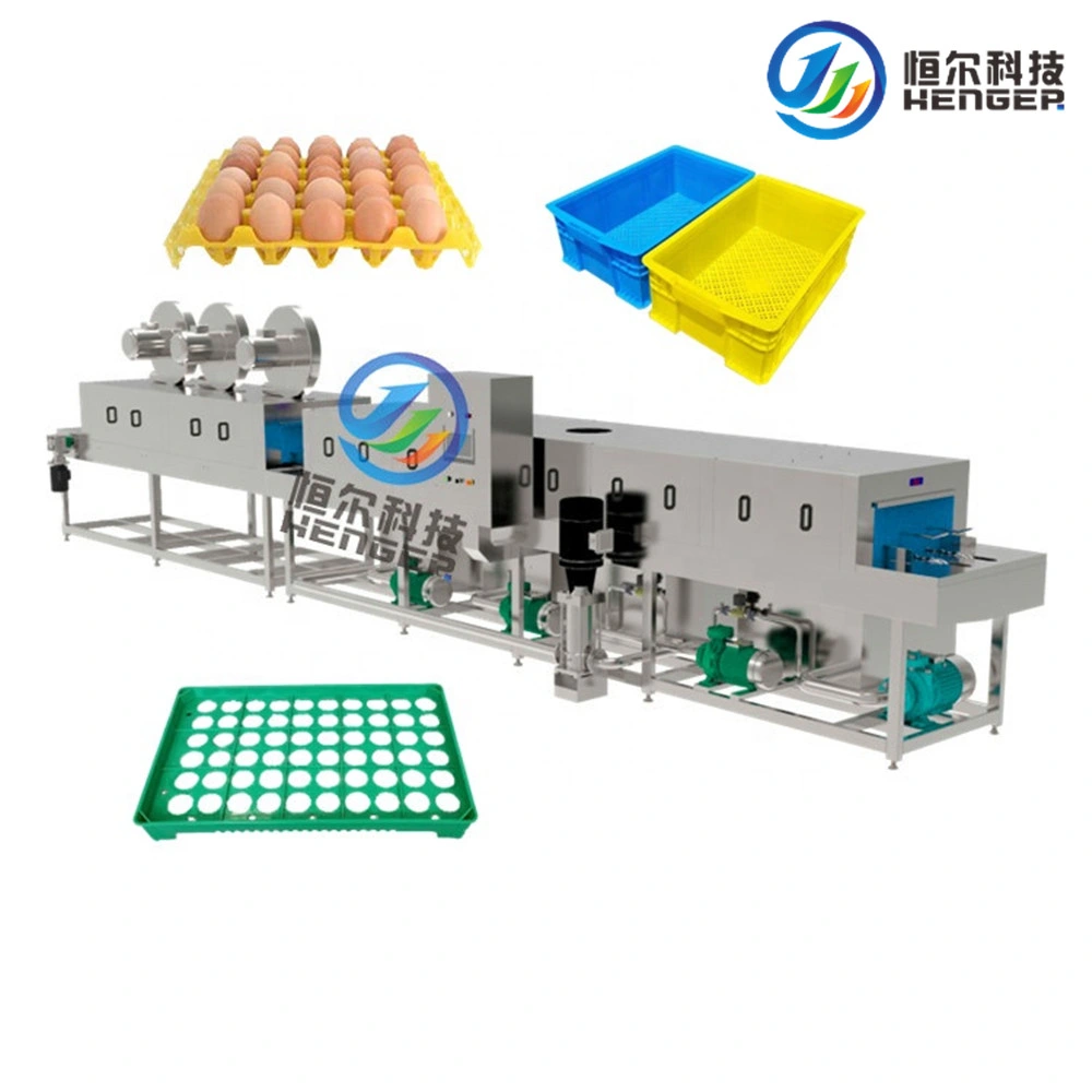 Automatic Nuts Box Washing Machine Fruit Meat Crate Washer Price