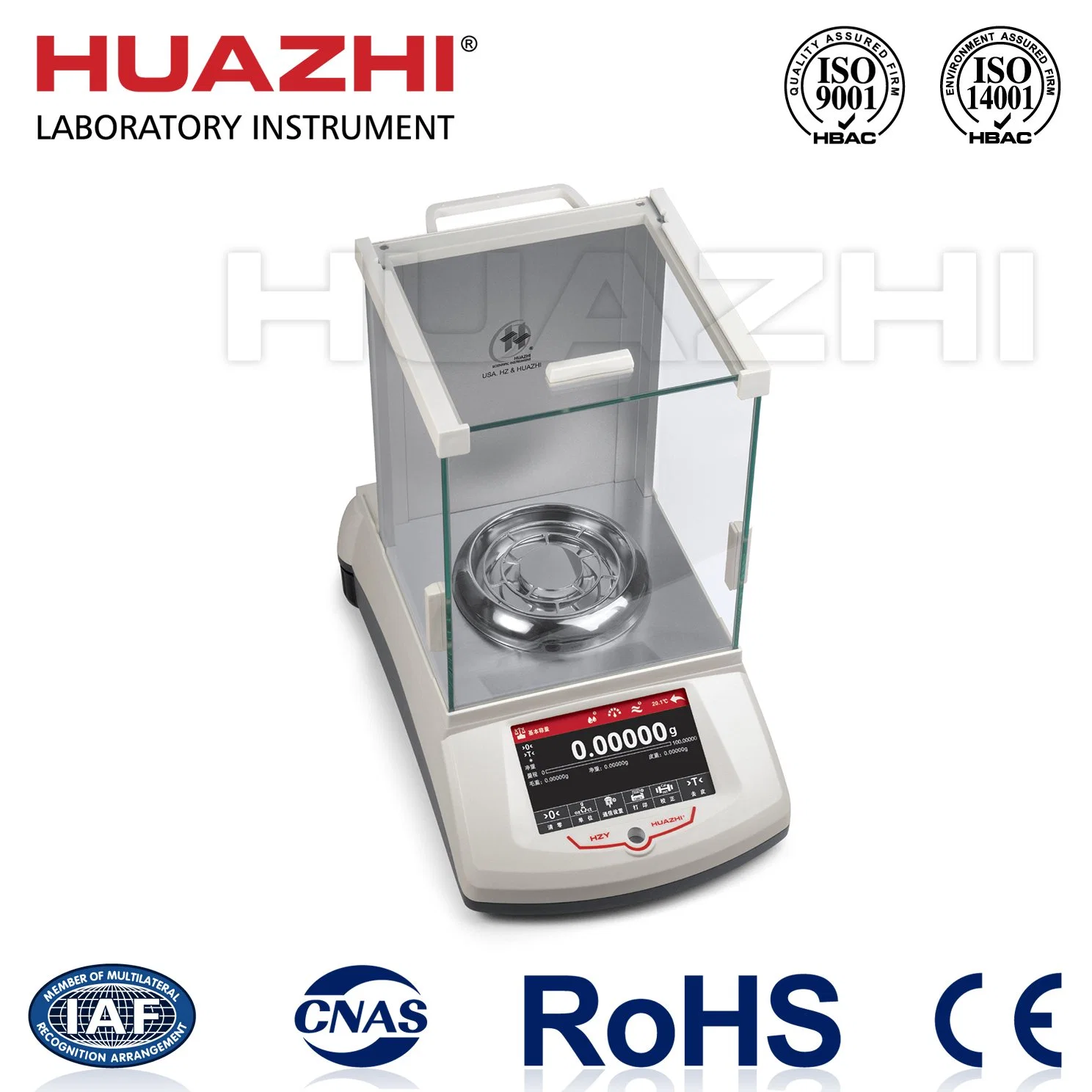 80g/0.01mg Analytical Balance with Touch-Screen