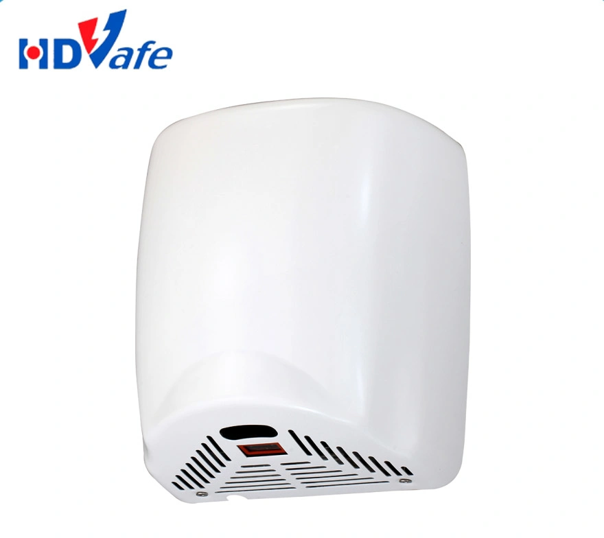 Energy Saving Economy 1200W Cool Air Blow White Automatic Hand Dryer for European Market