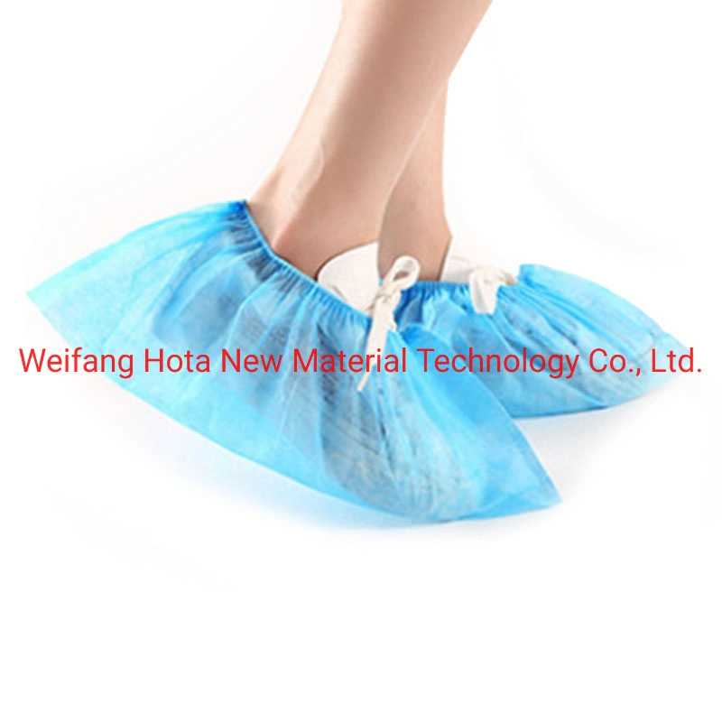 Disposable Protective Surgical/Medical/Waterproof/Plastic/PE/PP/Silicone No Skid/Slip SMS/Non Woven Shoecover for Hospital/Clinics/Lab/Food/Healthcare Dust