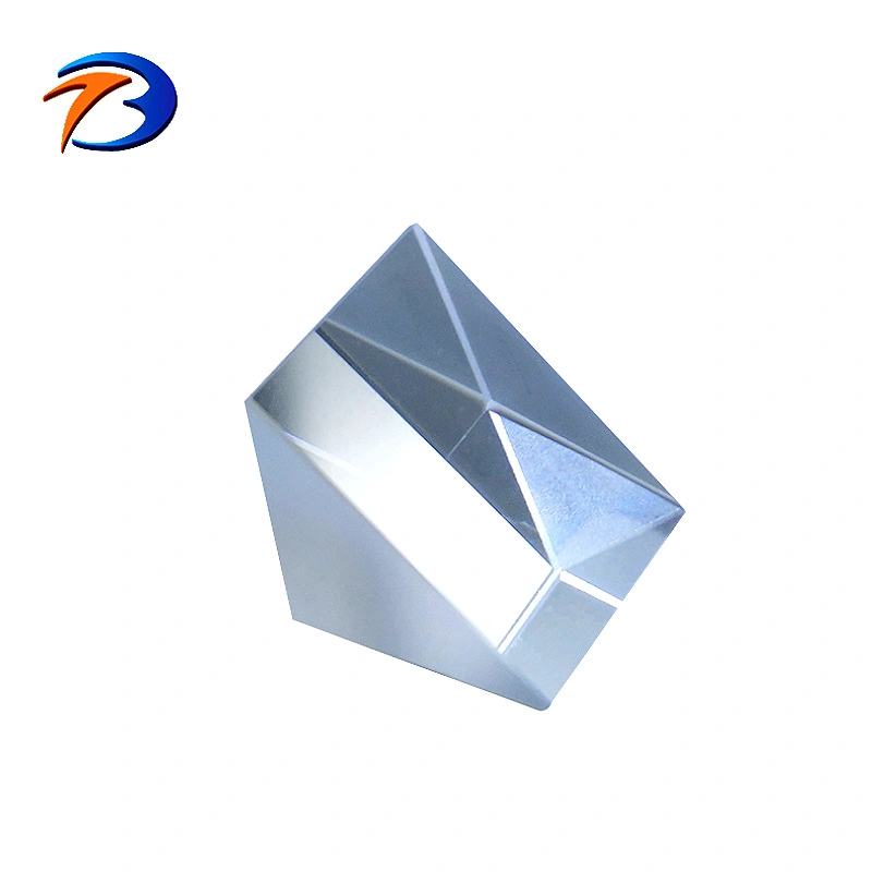 Optical Fused Silica Quartz Glass Triple Triangular Prism Bk7 Glass Custom Angle Right Prism Mirror Coating