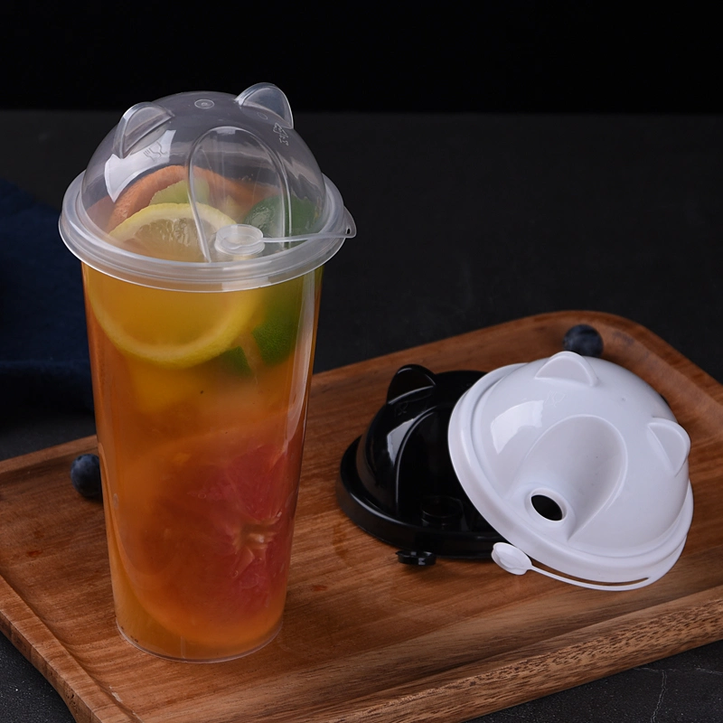 500/700ml Transparent Plastic Cups Disposable Coffee Cup Birthday Party Favors Cold Hot Drink Cups