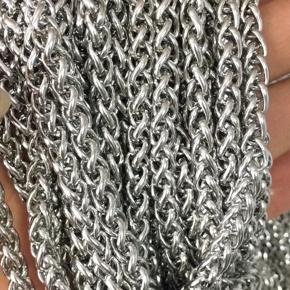 La cadena de acero inoxidable para la joyería Bolsos Zapatos de diseños de prendas de vestir