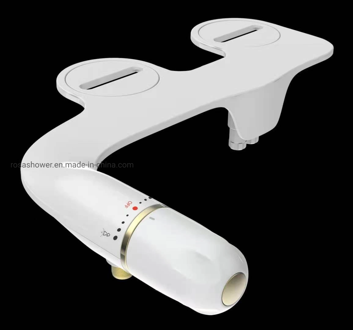 Dual Nozzles Mechanical Bidet Cold Water Only Amazon Hot Sales Ultra Thin Bidet