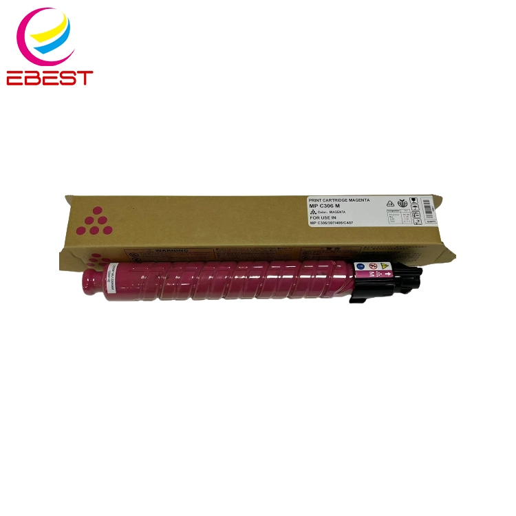 Ebest Compatible Mpc306 Color Laser Toner Cartridge for Ricoh Aficio Mpc306 Mpc307 Mpc406 Mpc407 Toner