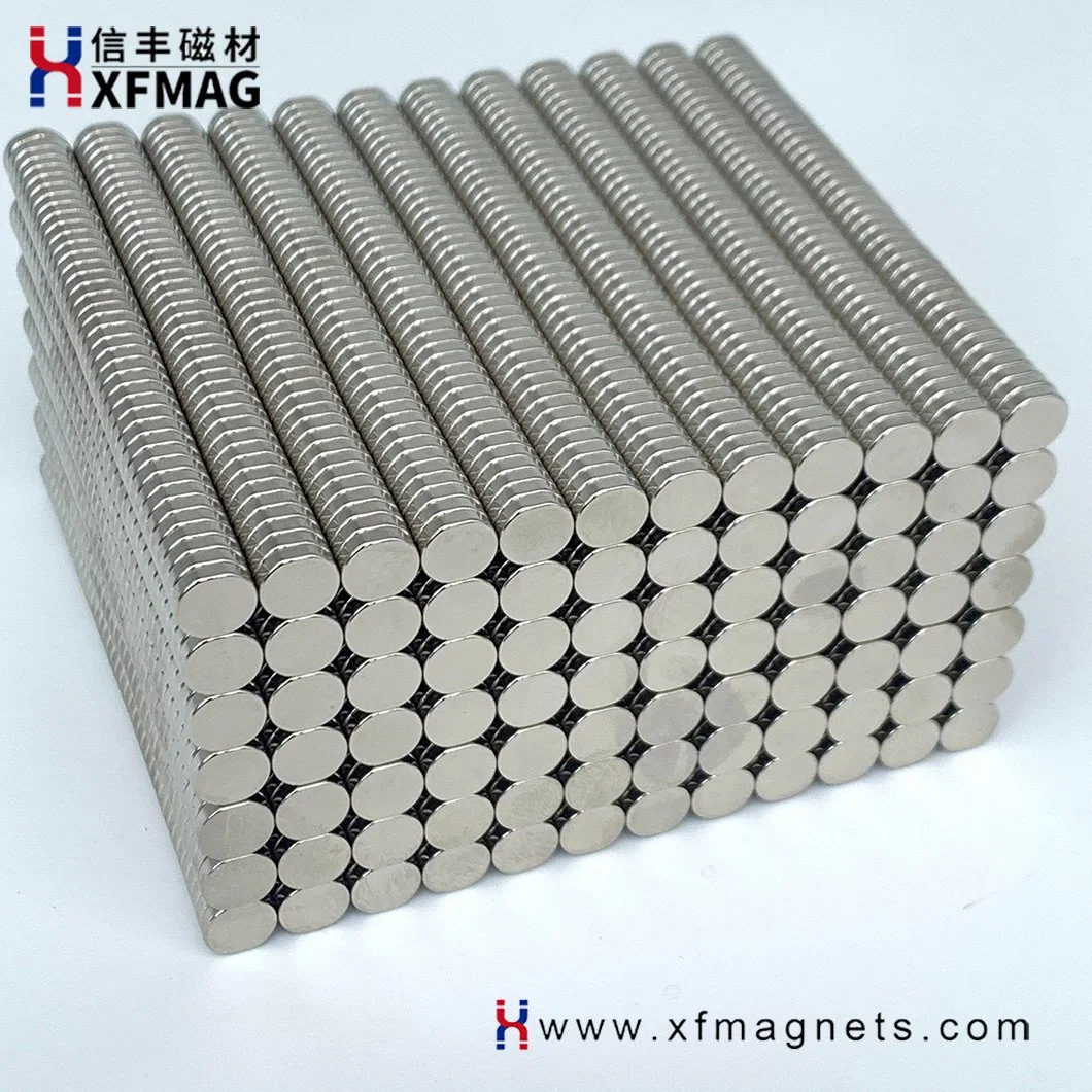 Special Shaped Neodymium Magnet Disc Customized Sizes Strong Rare Earth Magnetic Material