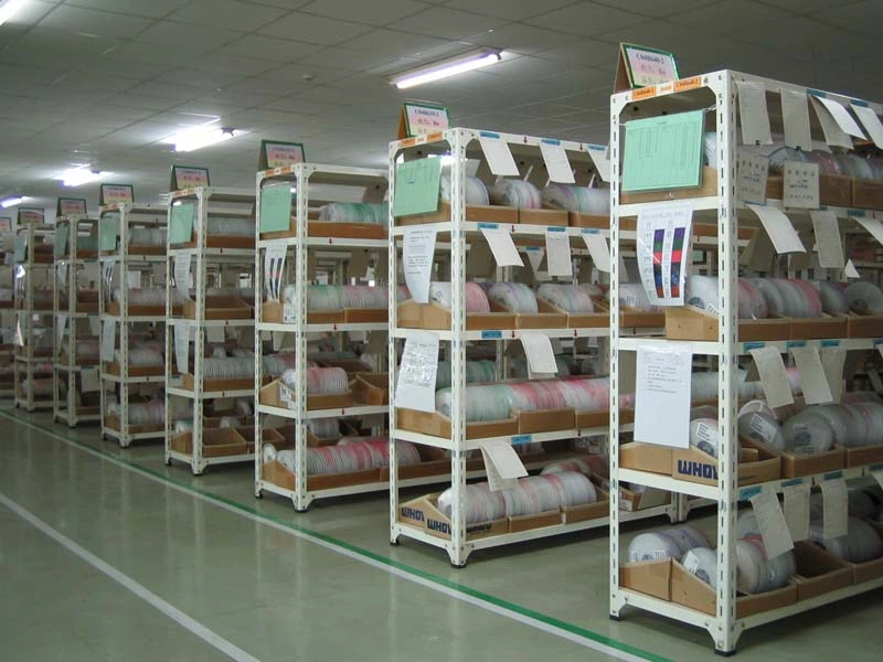 Medium Storage Shelf Warehouse Supermarket Logistics E-Commerce Thickened Multi-Layer Crossbeam Hardware Iron Frame