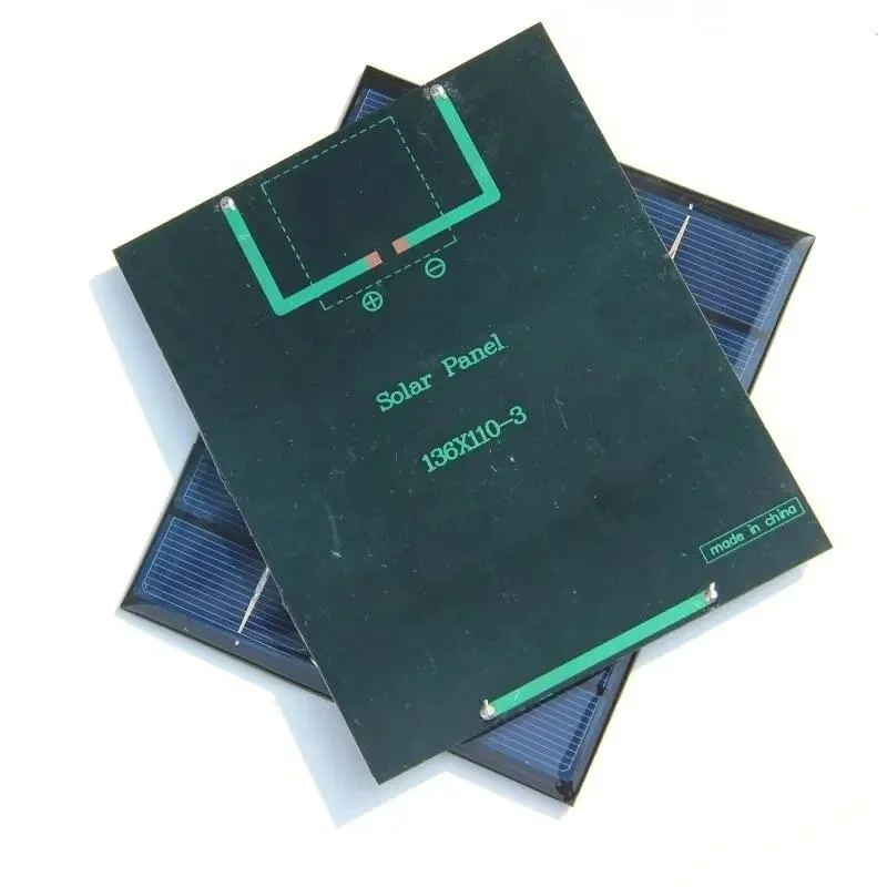 Зарядное устройство для солнечных батарей, 2 Вт, 6 в, DIY, для солнечных панелей Для деталей солнечной панели 3,7 в для освещения аккумуляторной батареи