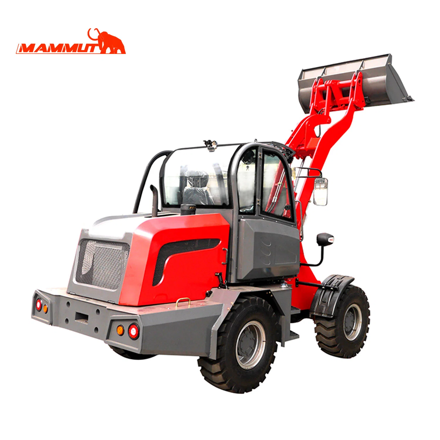 Mammut CE Approved Small Pay Loaders Mini 1.8t Front Shovle Wheel Loader