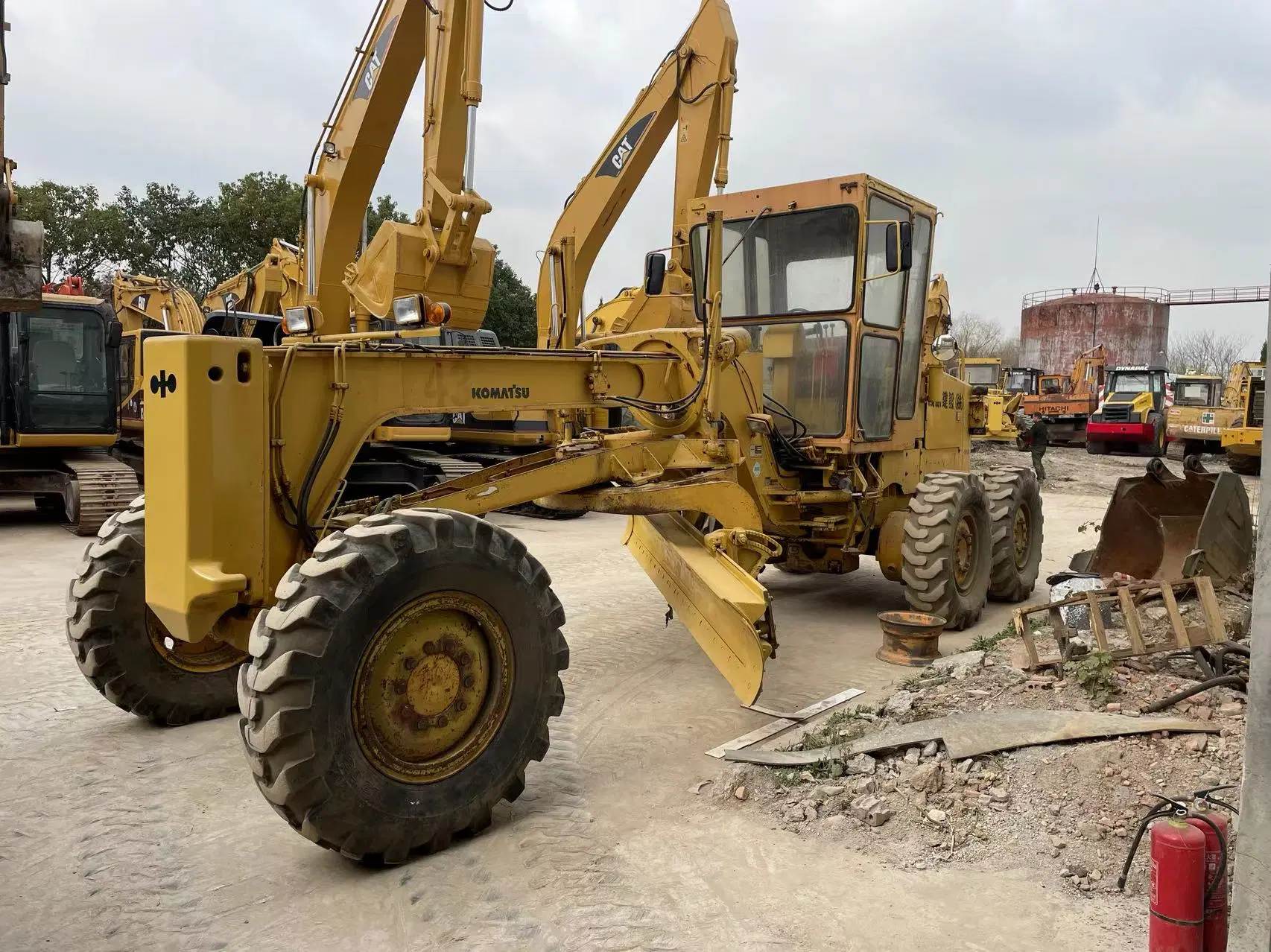 Motoniveladora Komatsu Gd511 usada buena condición Maquinaria de Construcción de Secondhand