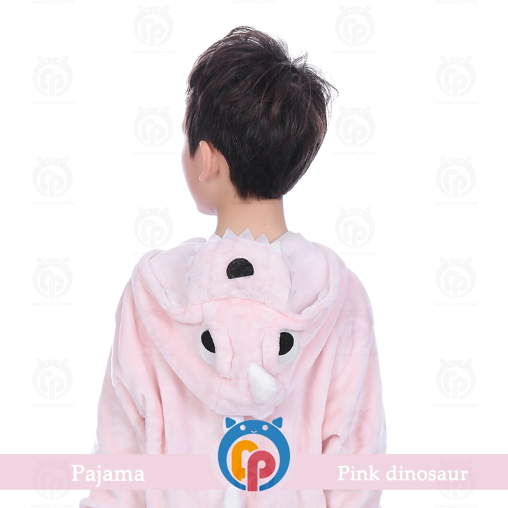 Lustige Party Kostüm Flanell Kind Dinosaurier Kigurumi Super Soft Sleepwear