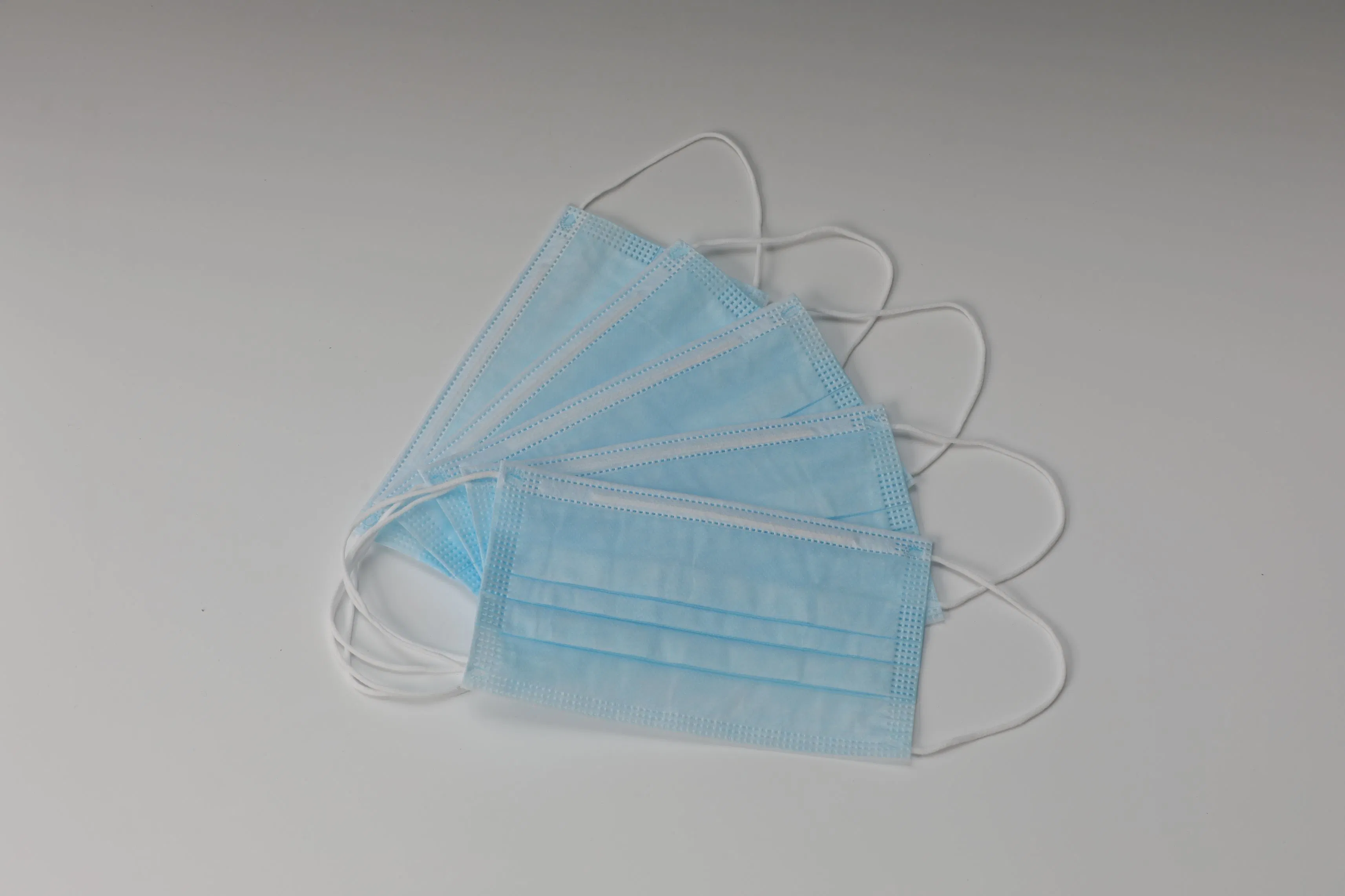 3-Ply Blue Black Disposable Non-Woven Medical Protective Face Mask