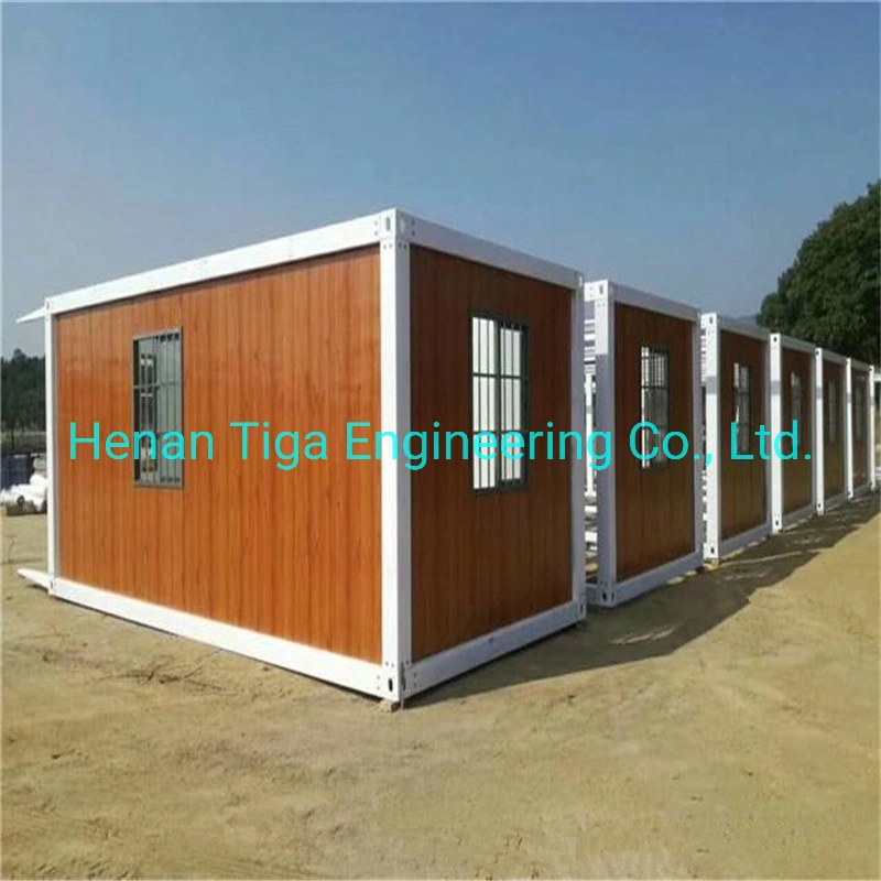 Modular Prefabricated Flatpack Storage Container Prefab House with Roller Shutter Door