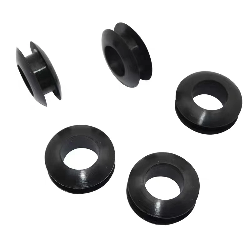 Double-Sided Protection Coil Ring Rubber Cable Grommet Sealing Sleeve Wear Corrosion Resistance