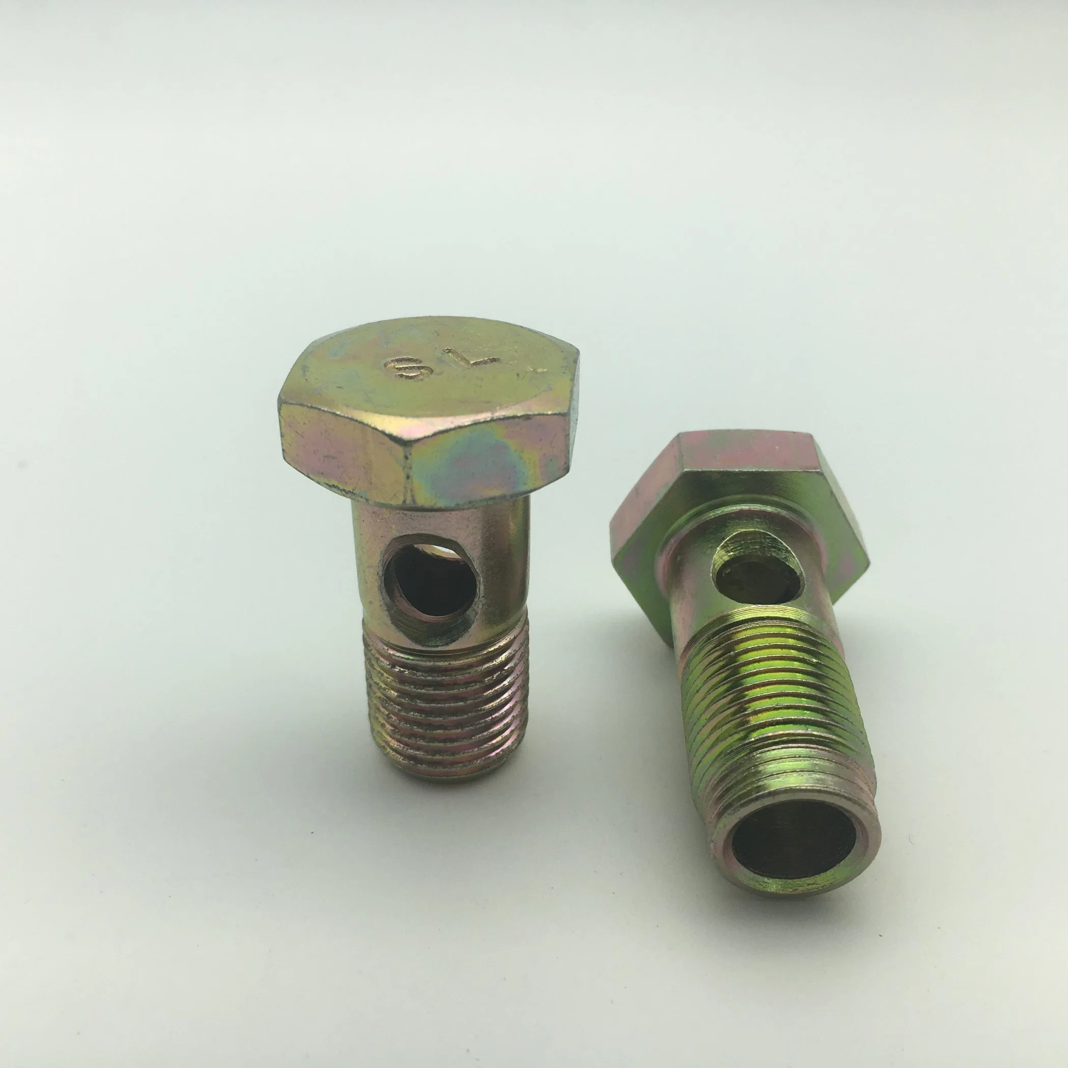 Machining Hex Bolts with Holes in Head and Thread