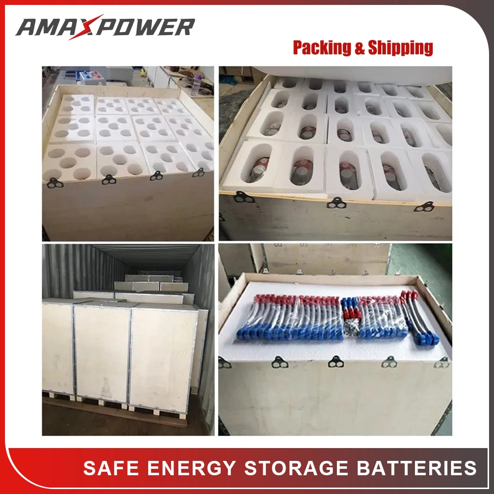 Amaxpower 2V 1000ah/1200 ah/1500ah/2000ah/2500ah/3000ah Opzv Gel Tubular de Armazenamento de Energia Solar da bateria/UPS/Luz de LED/Emergency-Power-Systems/Opzs