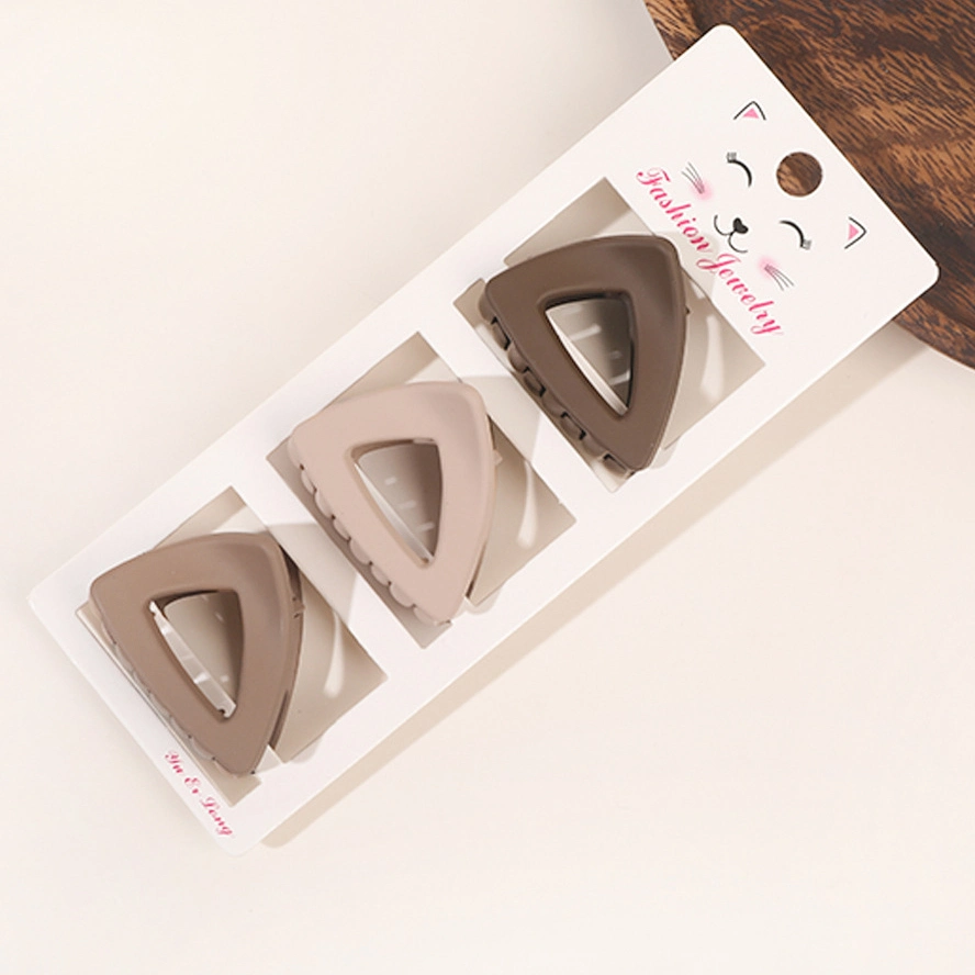 Wholesale/Supplier Korean Style Coffee Color Three Pieces Set Hair Clips for Women