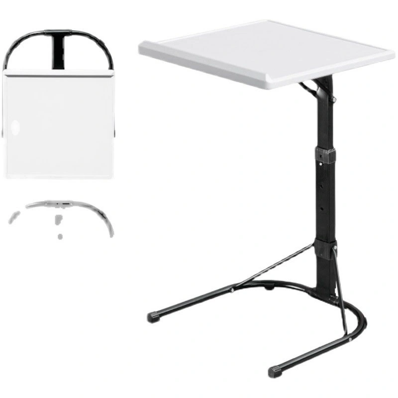 Table de canapé réglable Table d'appoint pour ordinateur portable Table de lit d'appoint Chariot portable Bureau