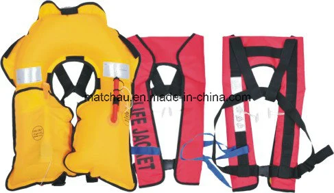 CE Standard Auto Activate Inflatable Lifejacket for Lifesaving