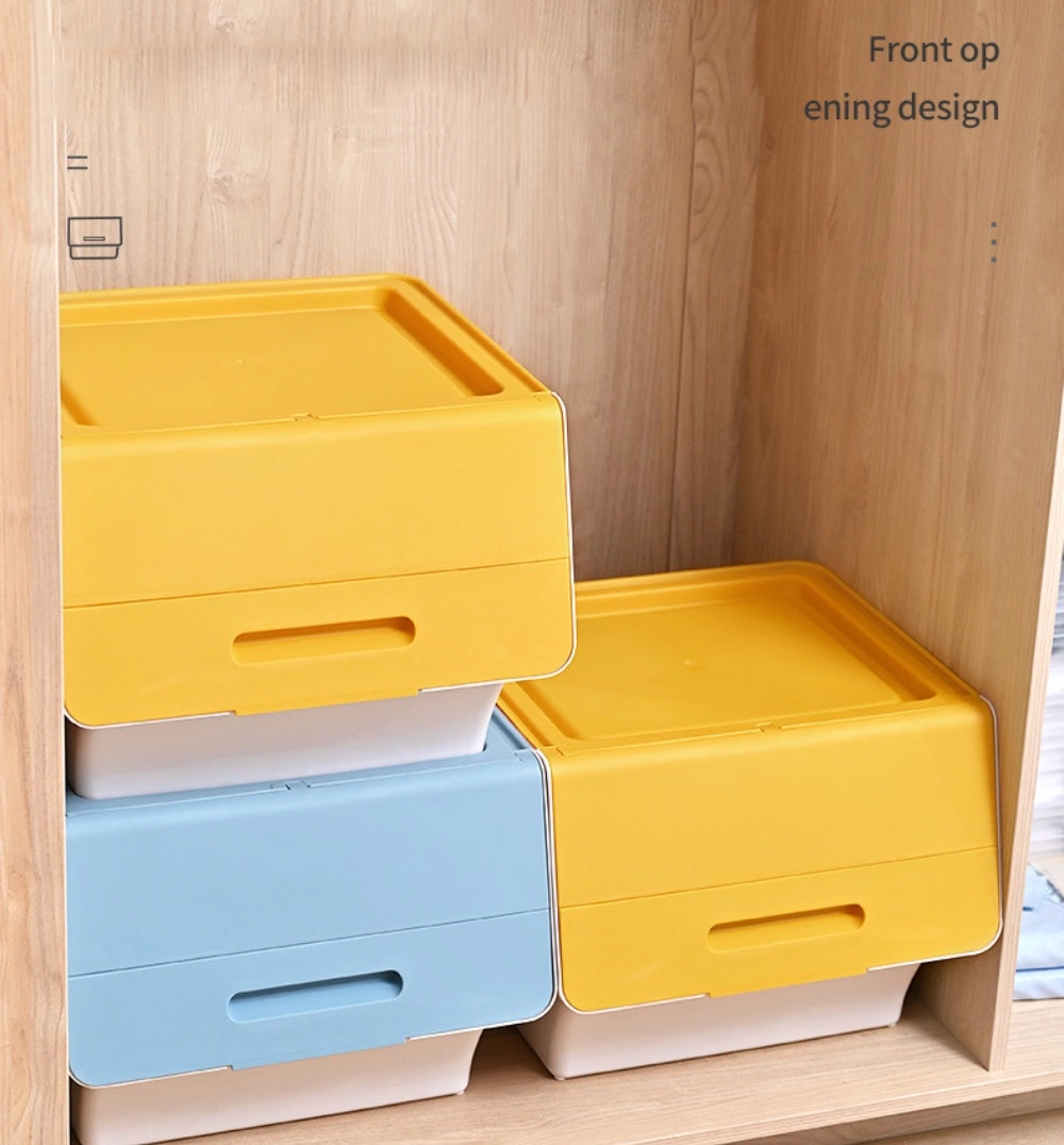 Les enfants de la boîte de rangement de jouets de benne du bac en plastique ménage bébé Armoire de stockage de collation