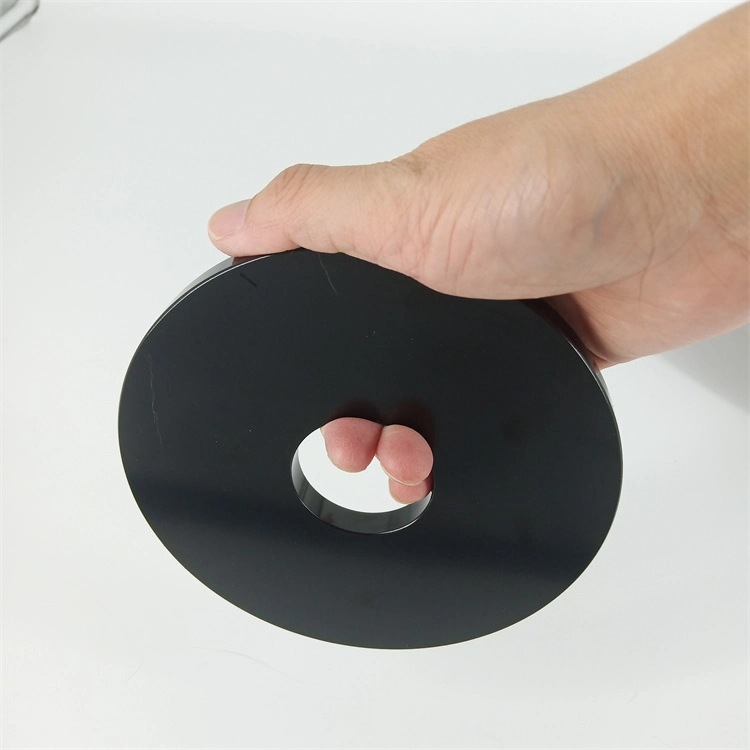 Black Epoxy Magnet Diametrically Magnetized Ring Sintered NdFeB Magnets