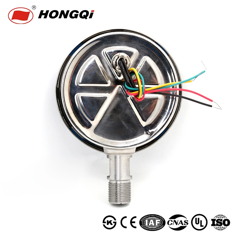 Dia100mm Stainless Steel Radial Electric Contact Pressure Gauge