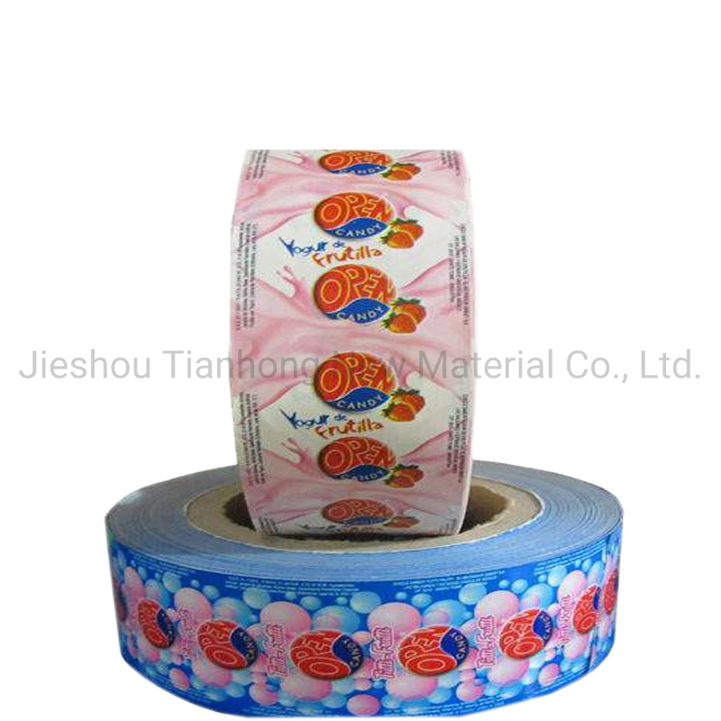 Custom Food Packing Material Printed Colored Twisting Wax Paper for Candy Wrapping