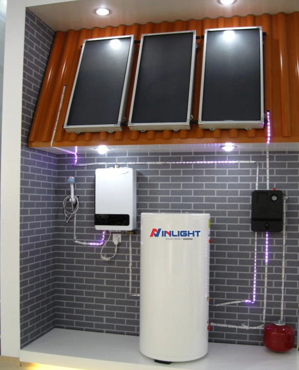 Split Household Solar Energy Hot Water System with Flat Solar Panel