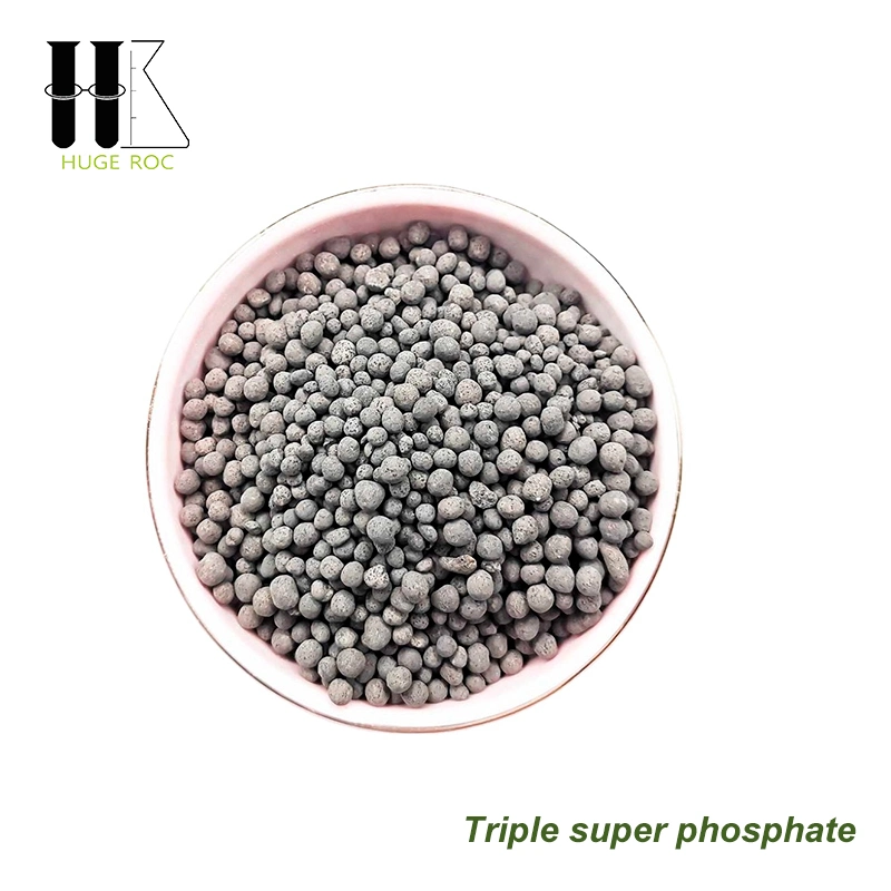 46% de pureza Fertilizante fosfatado granular Fosfato de triple supercalcio Triple Super Phosphate Tsp