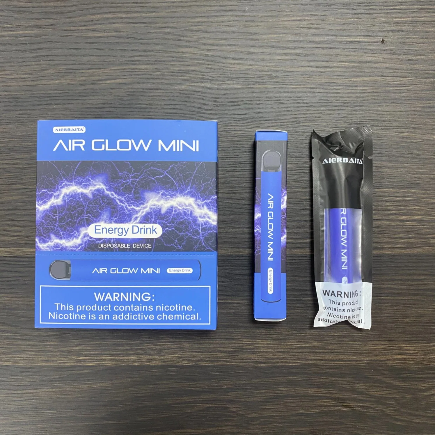 OEM Brand Air Glow Mini 600 Puffs 3.6ml E Liquid Disposable Fruit Vape Pen Electronic Cigarette