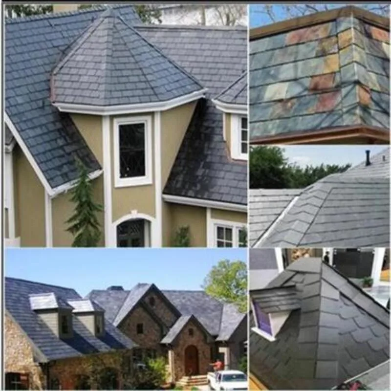 Cheap Chinese Natural Stone Black Roofing Slate Tiles