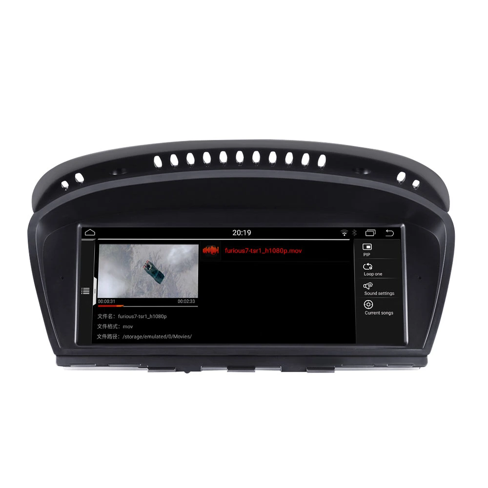 Reproductor de pantalla táctil de 8,8" para BMW serie 5 E90 E60 CIC 2008 - 2010 Radio Audio para coche Android12 DVD para coche Reproductor