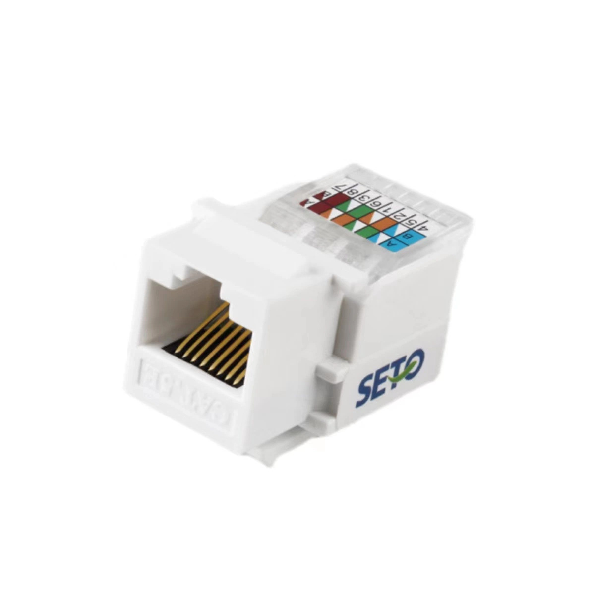 RJ45 Cat5e OEM UTP CAT6A CAT6 Cat5e Ethernet Keystone Jack