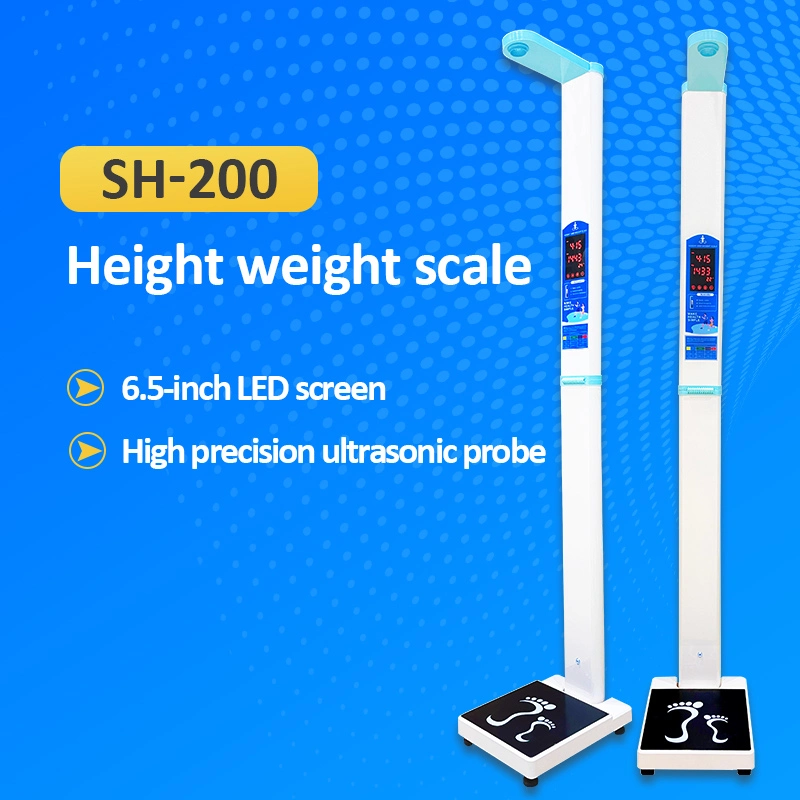 Sh-200 Peso de la altura de la máquina de IMC Escala cuerpo equilibrio con pantalla digital