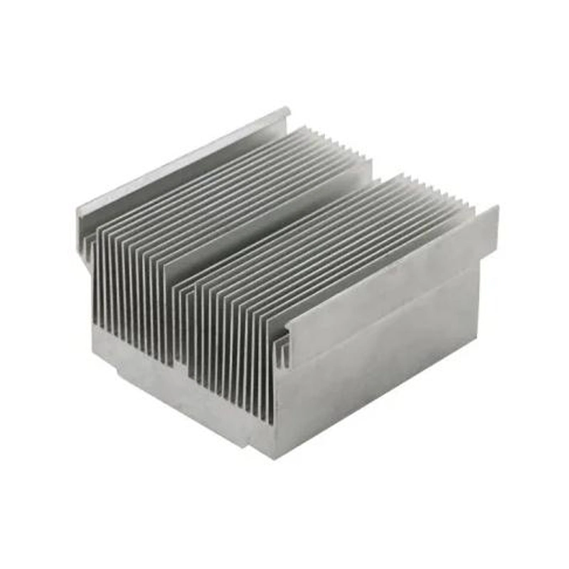 China Manufacturer Custom High Precision Nature Anodizing Aluminum Profile Stacked Fin Heatsink