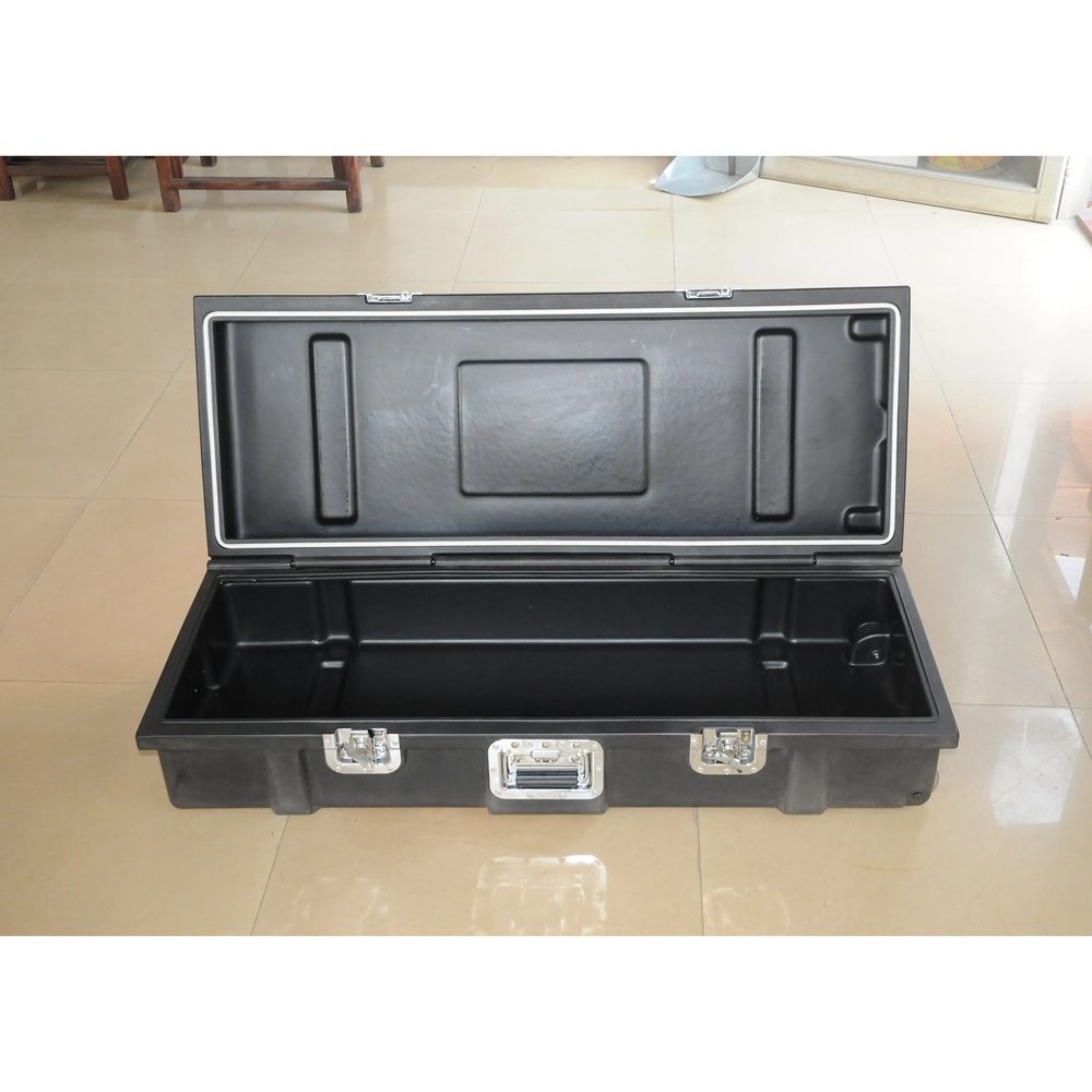 Heavy Duty Pequeño maletín de aluminio con ruedas de aluminio, vuelos