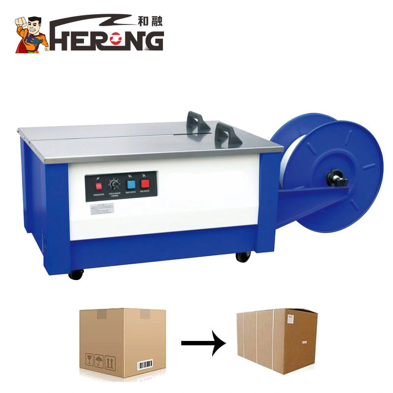 Hero Brand Hand Carton Sealing Box Case Packing Side Type Strapping Machine