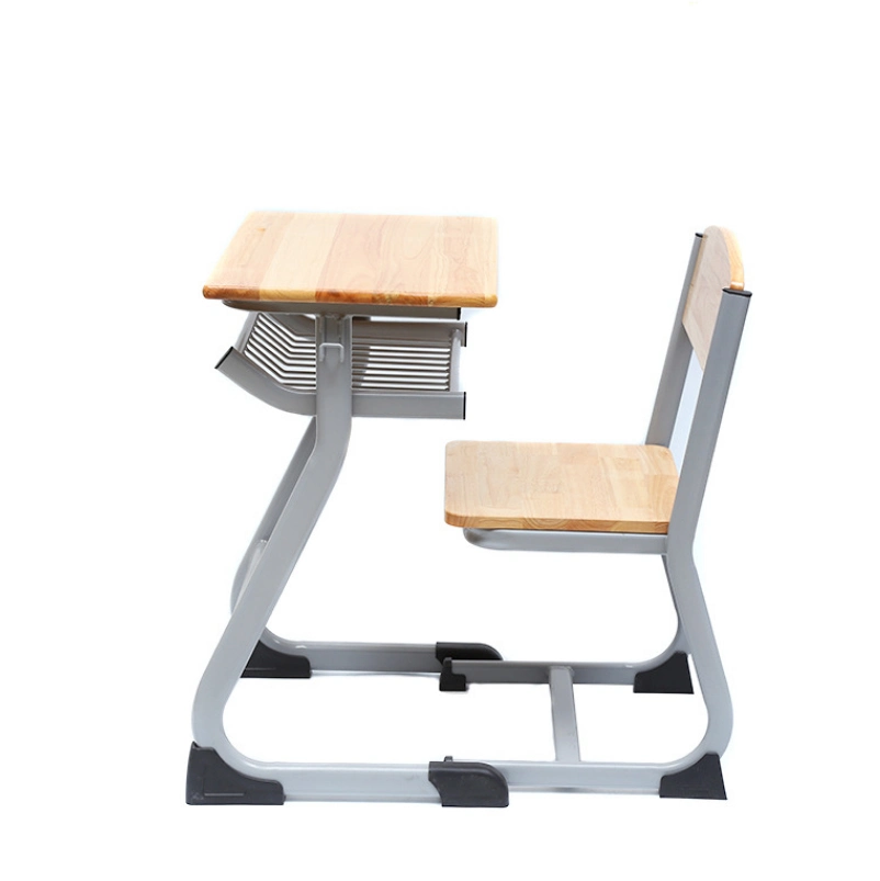 Ensemble de tables et chaises d'école en bois de gros, bureau élémentaire pour les étudiants Et mobilier d'école de chaise