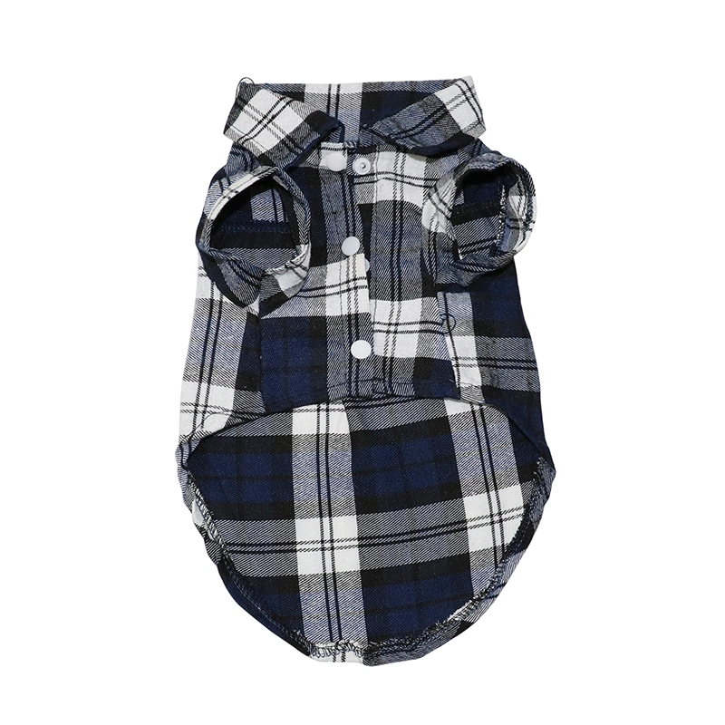 Pet Dog Clothes for Small Dog Spring/Summer Fashion Plaid Shirt Clothes