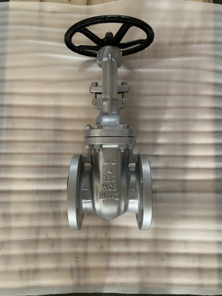 API 600 Cast Iron ASTM A216 Wcb Body Material API 6A 8 Inch DN200 End Flange ASME B16.5 150lbs Gate Valve